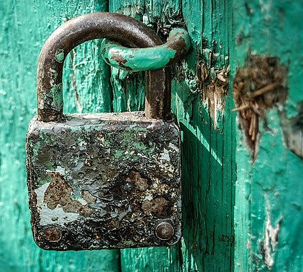 old padlock